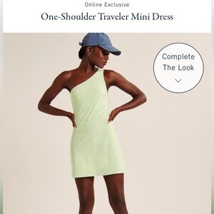 Abercrombie & Fitch One-Shoulder Traveler Mini Dress NWOT